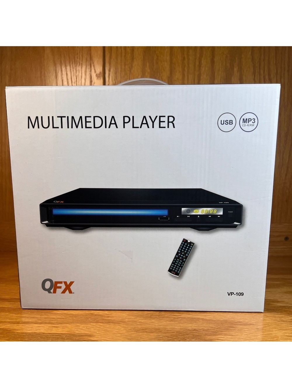 QFX VP-109 Multimedia Player with USB and MP3 Support
